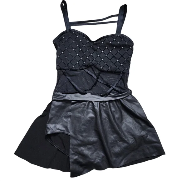 Weissman Elite The Last Goodbye Black Dance Costume Size SA Style # 15582 - Picture 3 of 7